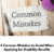 4 Common Mistakes to Avoid When Applying for Disability Benefits
